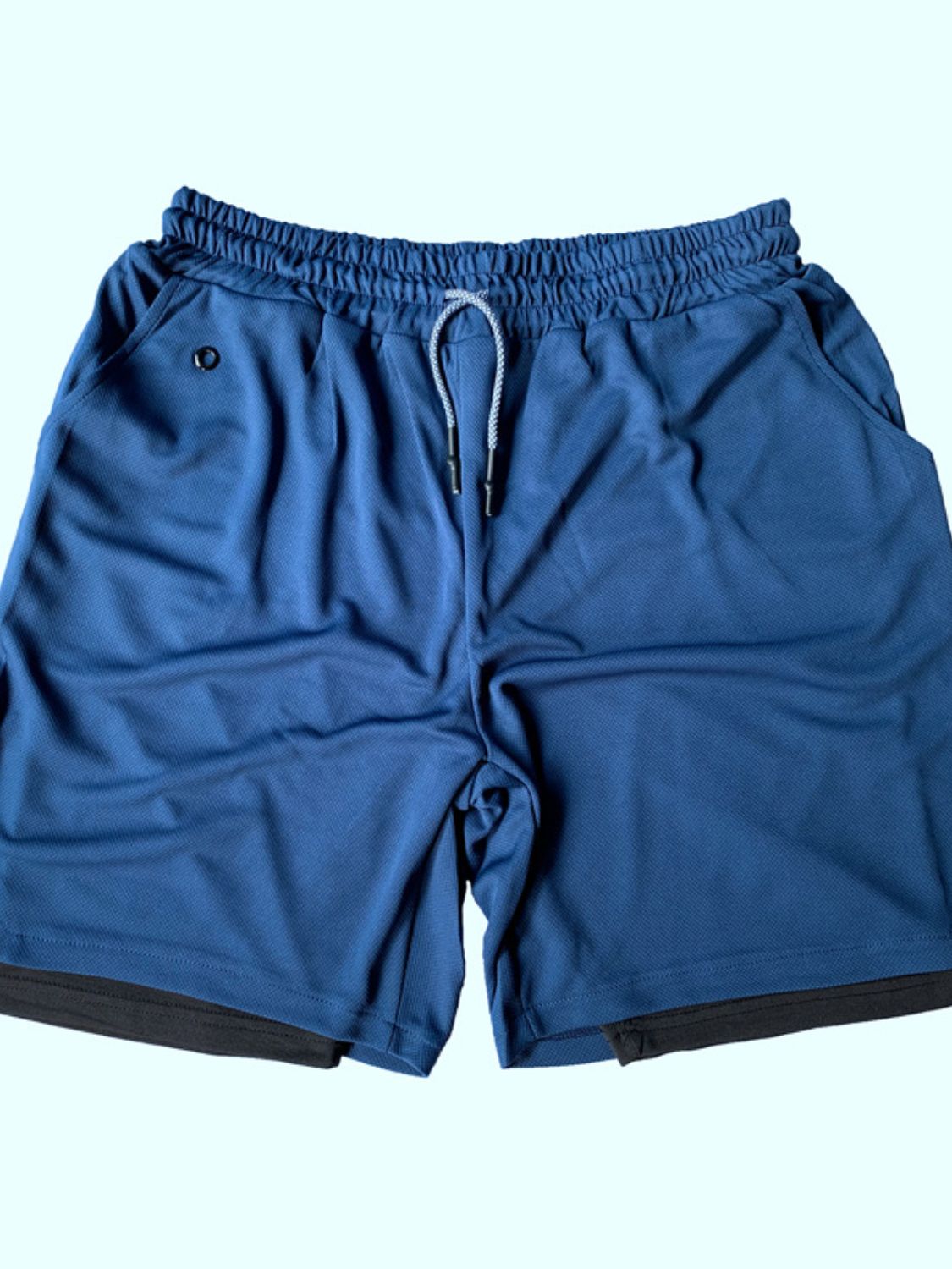 Men's Plus Size Drawstring Active Shorts with Pockets - Tigbul's Variety Fashion Shop