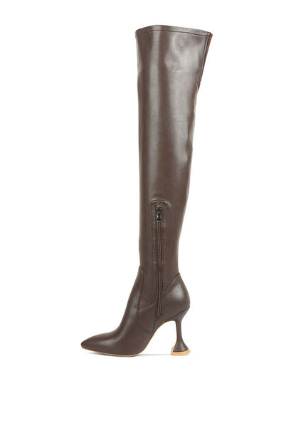 BRANDY OVER THE KNEE HIGH HEELED BOOTS - Tigbul's Variety Fashion Shop