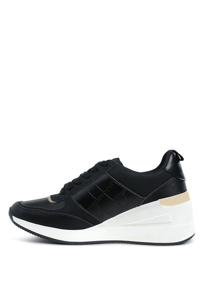 Noltas Chunky Wedge Heel Sneaker - Tigbul's Variety Fashion Shop