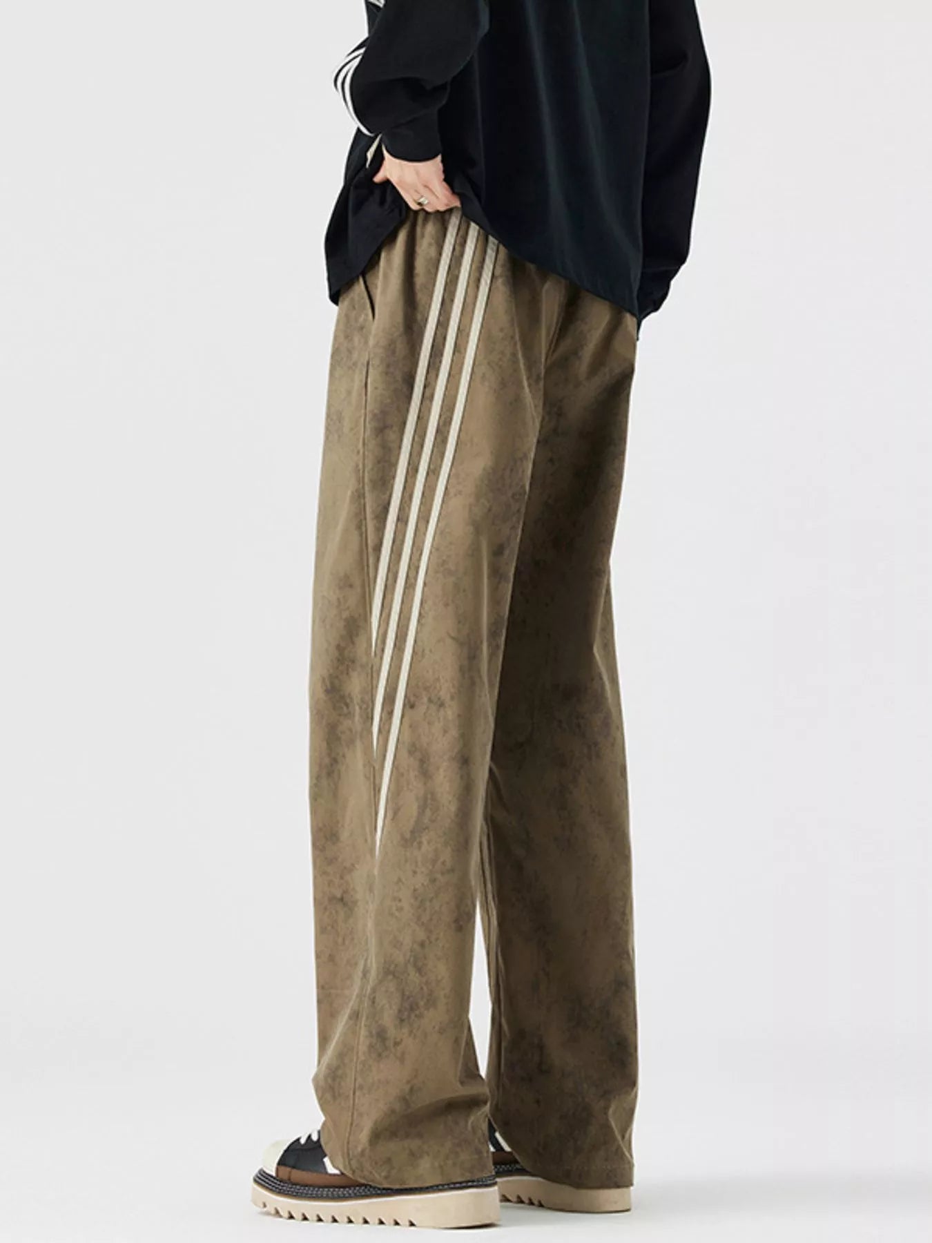 Men's Full Size Tie-Dye Wide-Leg Casual Pants Plus Size - Tigbul's Variety Fashion Shop