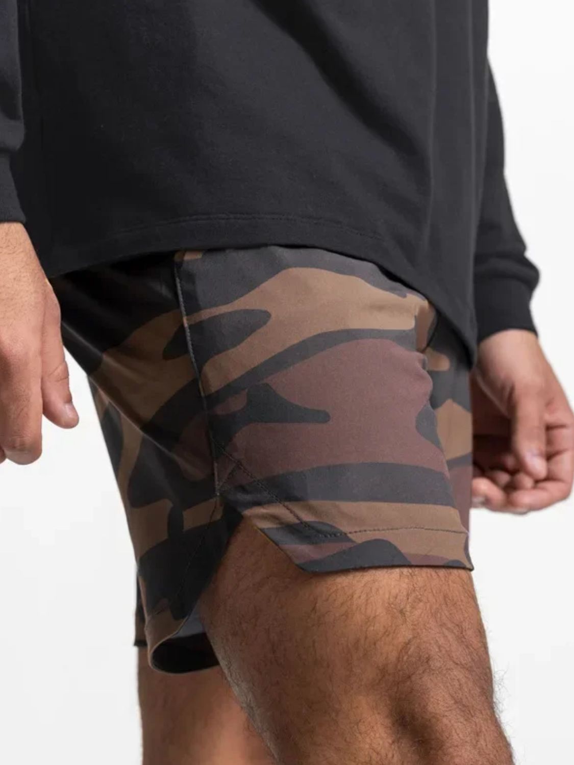 Men's Elastic Waist Active Shorts - Tigbul's Variety Fashion Shop