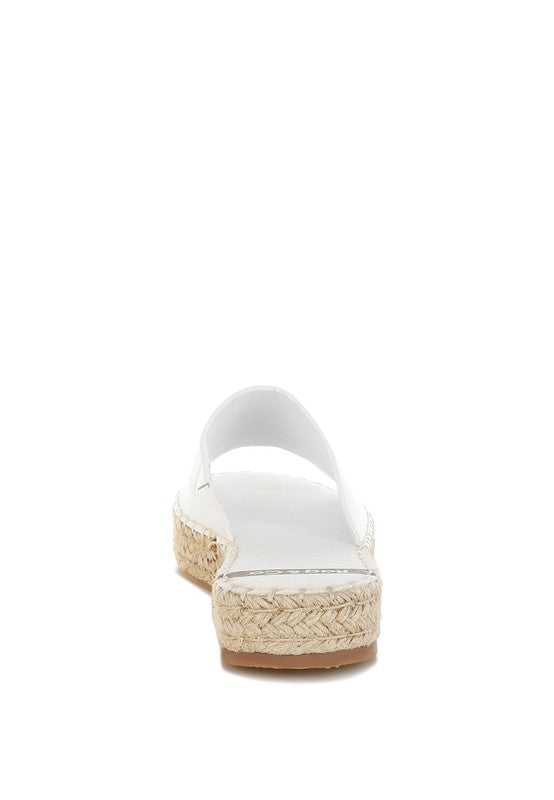 Scalar Genuine Soft Leather Espadrille Flatforms - Tigbul's Variety Fashion Shop