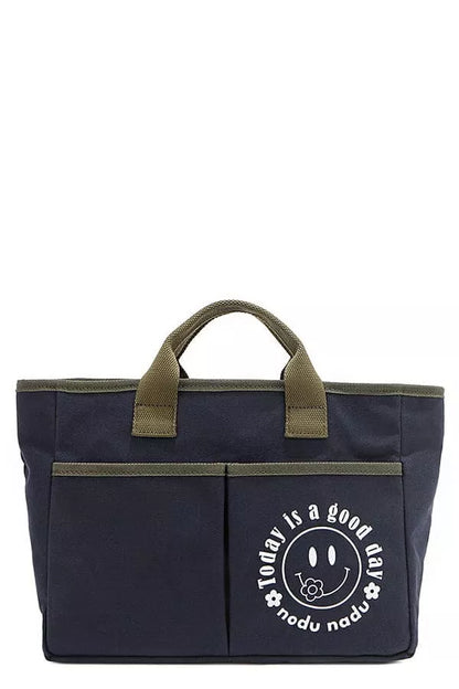 Nicole Lee USA Canvas Tote Bag - Tigbul's Variety Fashion Shop