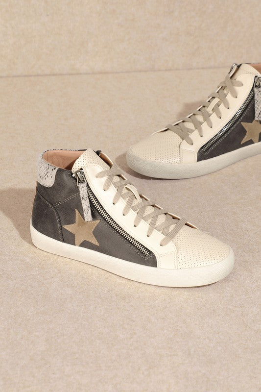 Star, High Top, Sneakers - Tigbul's Variety Fashion Shop