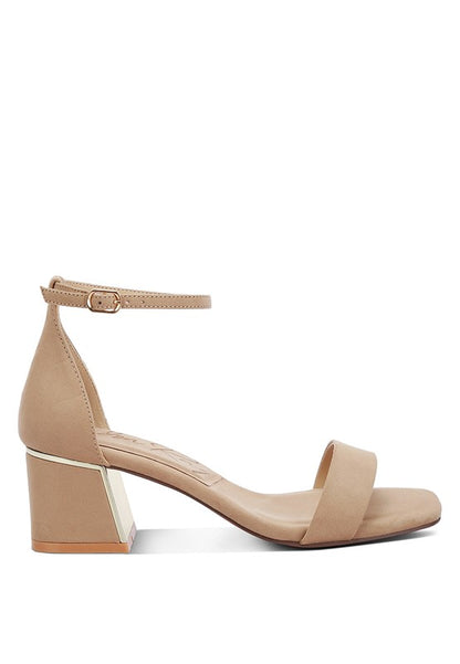 Eshe Block Heel Sandals - Tigbul's Variety Fashion Shop