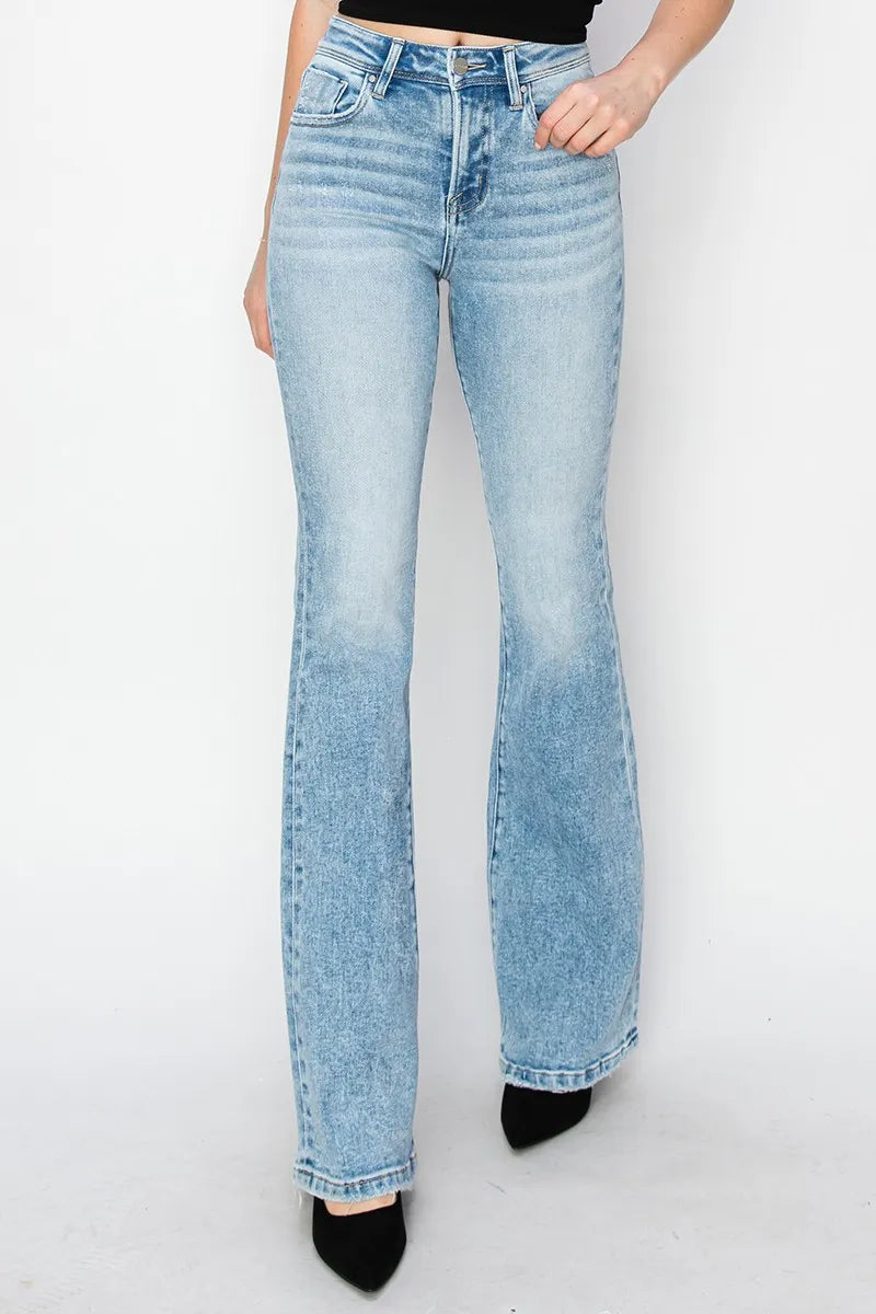 RISEN High Rise Bootcut Jeans - Tigbul's Variety Fashion Shop