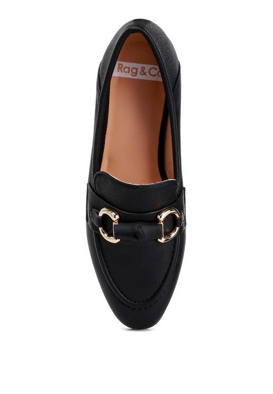 Asher Horsebit Embellished Raffia Loafers - Tigbuls Variety Fashion