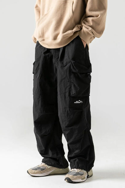 Men's Plus Size Elastic Waist Pants with Pockets - Tigbul's Variety Fashion Shop