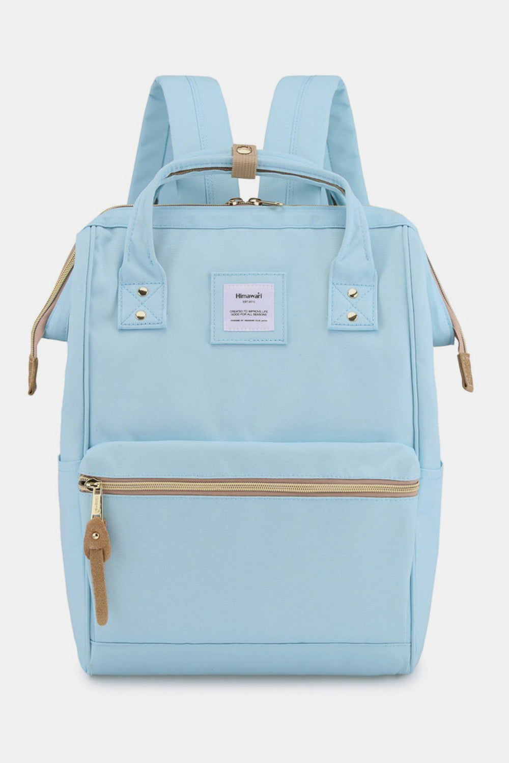 Himawari Waterproof Canvas Backpack Bag with Side Pockets - Tigbul's Variety Fashion Shop