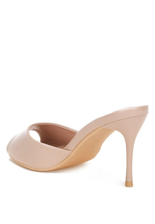 Lilith Peep Toe Stiletto Heel Sandals - Tigbul's Variety Fashion Shop