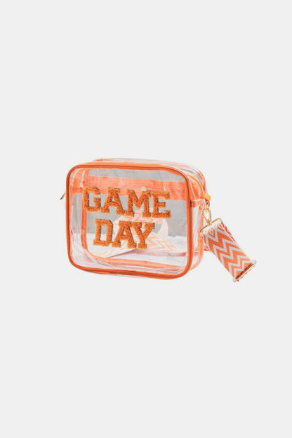 Zenana GAME DAY Stadium Approved Transparent Crossbody Bag - Tigbul's Variety Fashion Shop