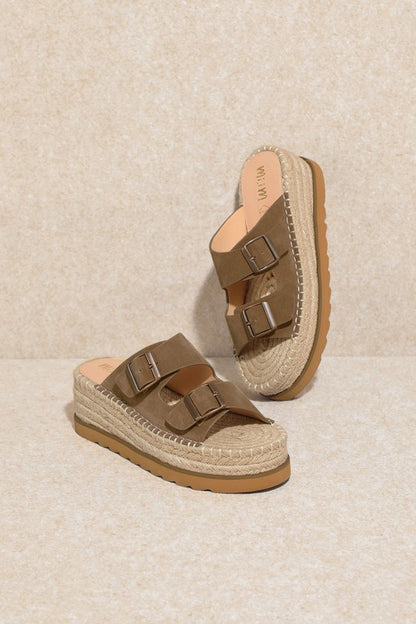 D-HAZEL-Espadrille, Platform, Slide, Sandals - Tigbuls Variety Fashion