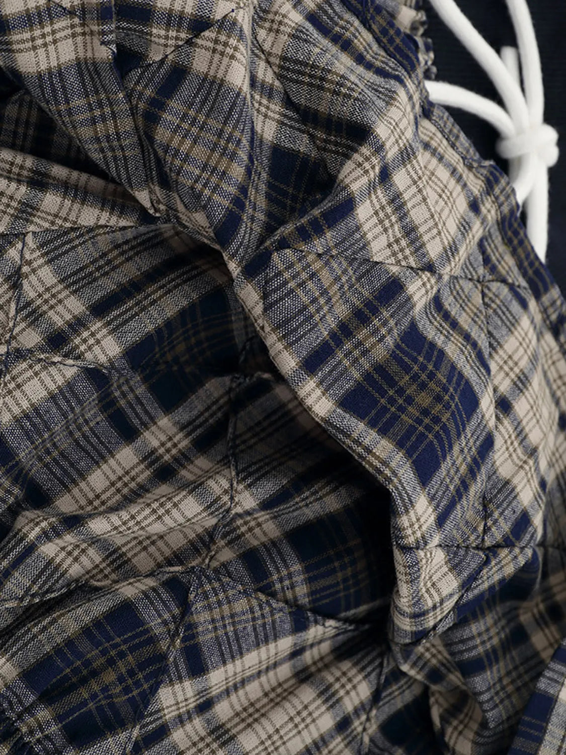 Drawstring Plaid Skort - Tigbul's Variety Fashion Shop