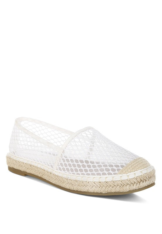 Manara Mesh Espadrille Loafers - Tigbul's Variety Fashion Shop