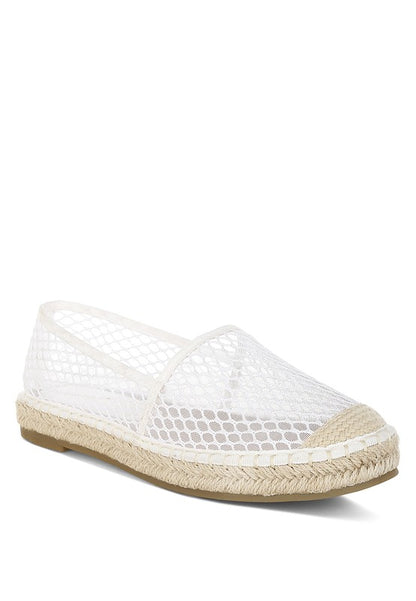 Manara Mesh Espadrille Loafers - Tigbul's Variety Fashion Shop