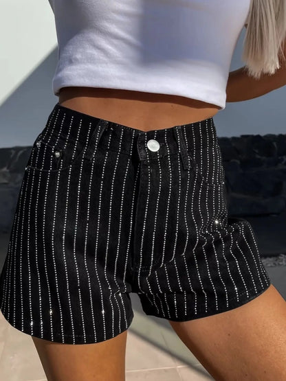 High Waist Wash Denim Shorts - Tigbul's Variety Fashion Shop