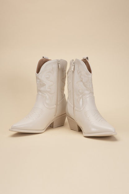 WILLA-1 Western Booties - Tigbuls Variety Fashion