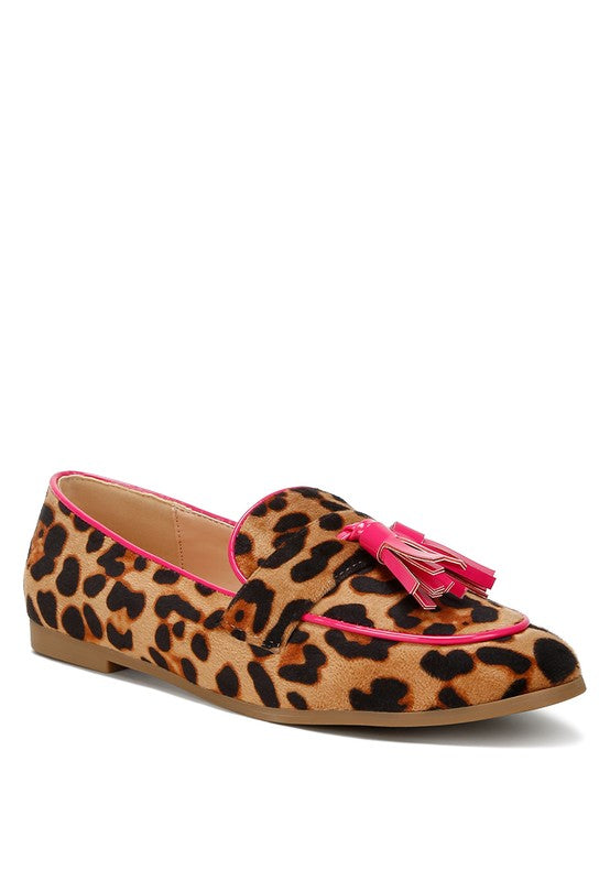 Folklore Micro Suede Tassel Loafers - Tigbul's Variety Fashion Shop