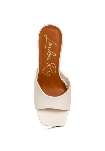 Norta Faux Leather Wedge Sandals - Tigbul's Variety Fashion Shop