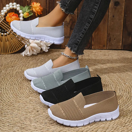 Breathable Mesh Athletic Slip-Ons - Tigbul's Variety Fashion Shop