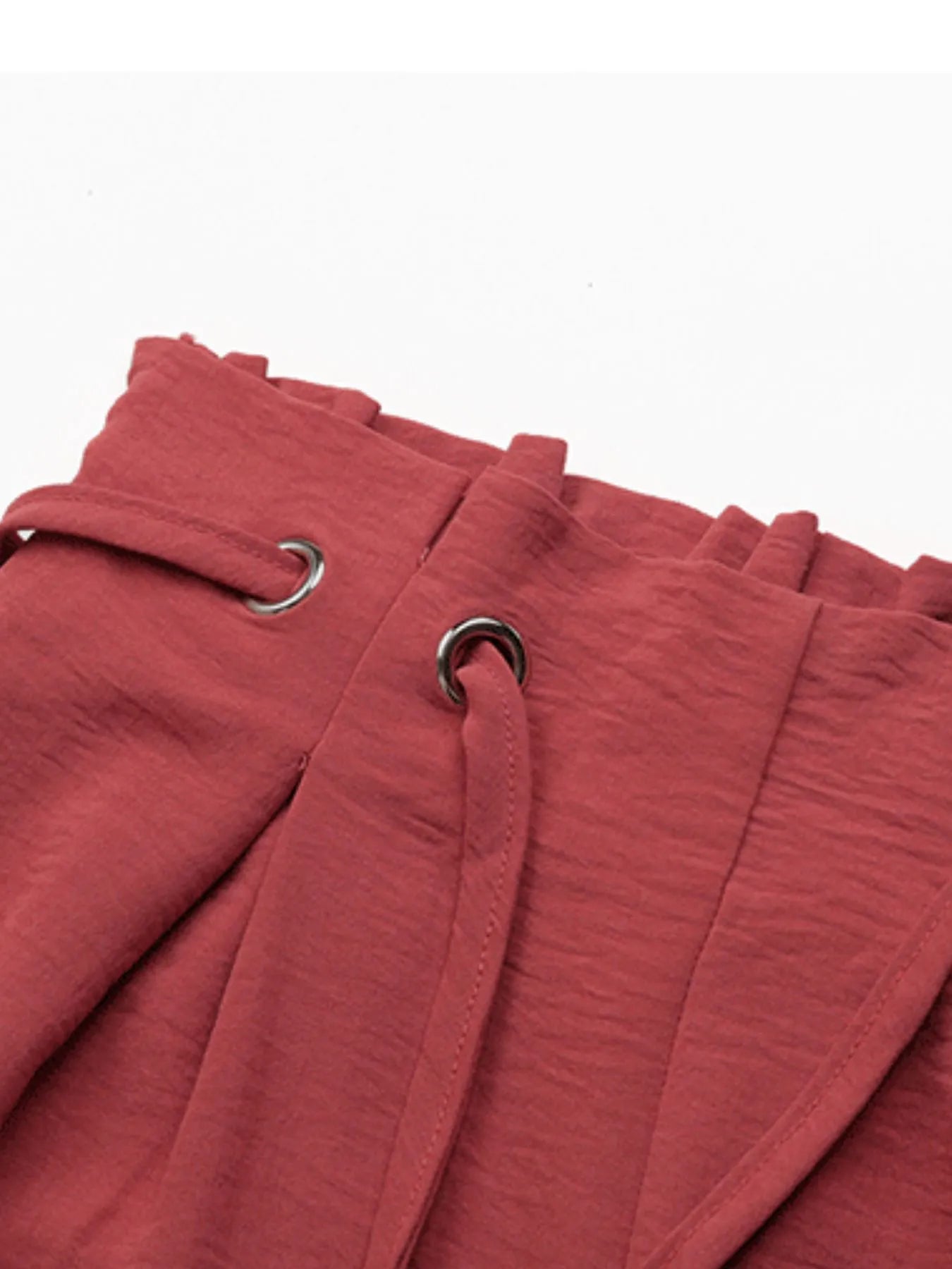 Tied Solid Color Shorts - Tigbul's Variety Fashion Shop