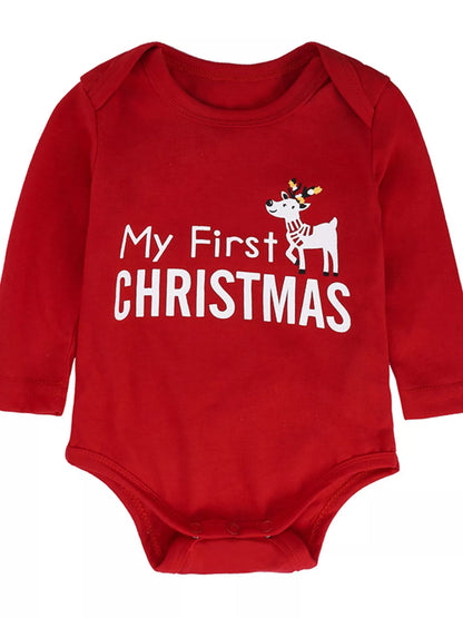 Baby Toddler My First Christmas Reindeer Outfit Set | Tigbuls Variety