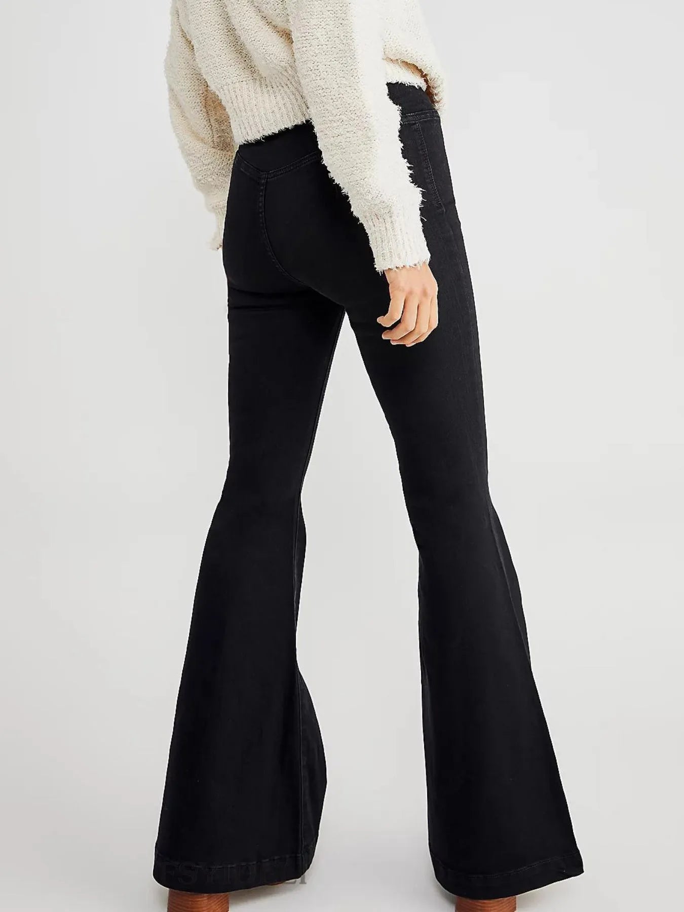 High Waist Flare Jeans - Tigbul's Variety Fashion Shop
