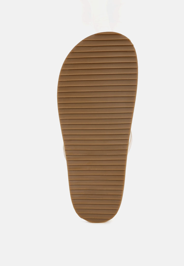 Flipper Faux Leather Strappy Slip Ons-4