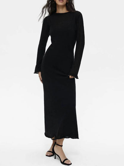 Ribbed Knit Cami Dress and Cover Up Sweater Set - Tigbul's Variety Fashion Shop