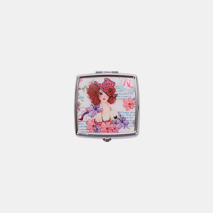 Nicole Lee USA Printed Metallic Square Pill Case - Tigbul's Variety Fashion Shop