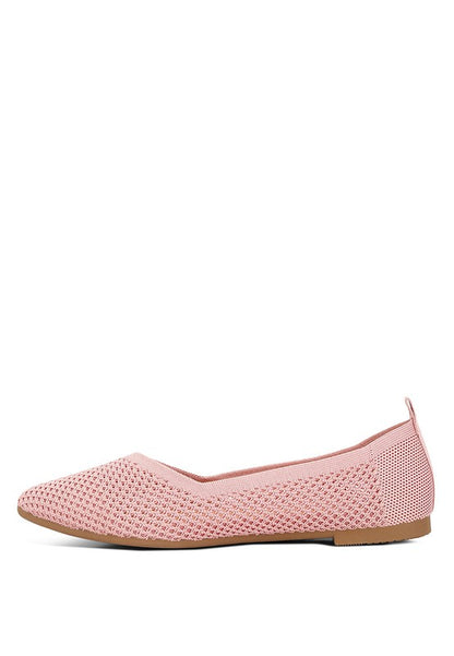 Selaris Fly Knit Slip On Ballerinas - Tigbul's Variety Fashion Shop