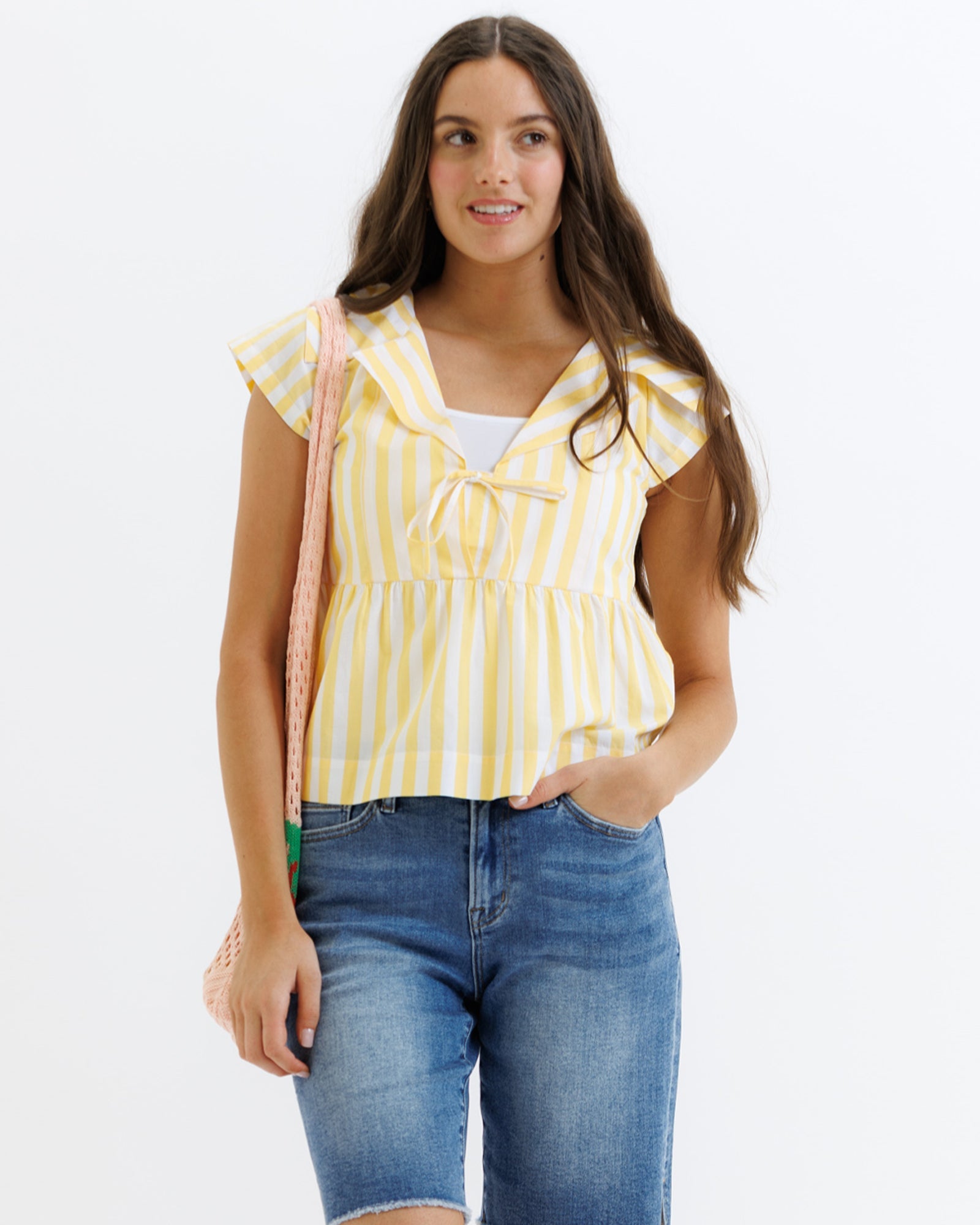 Sunshine Stripe Top - Final Sale