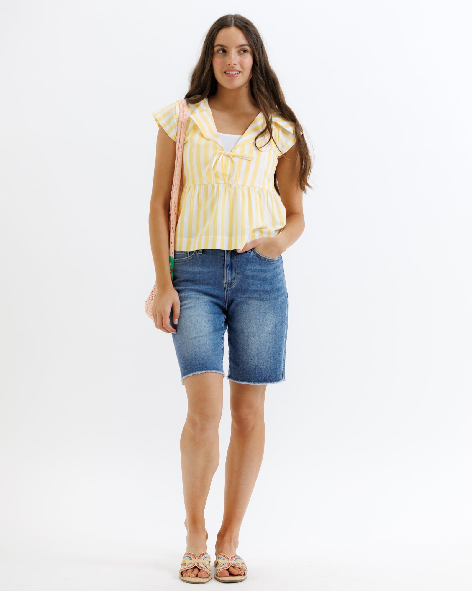 Sunshine Stripe Top - Final Sale