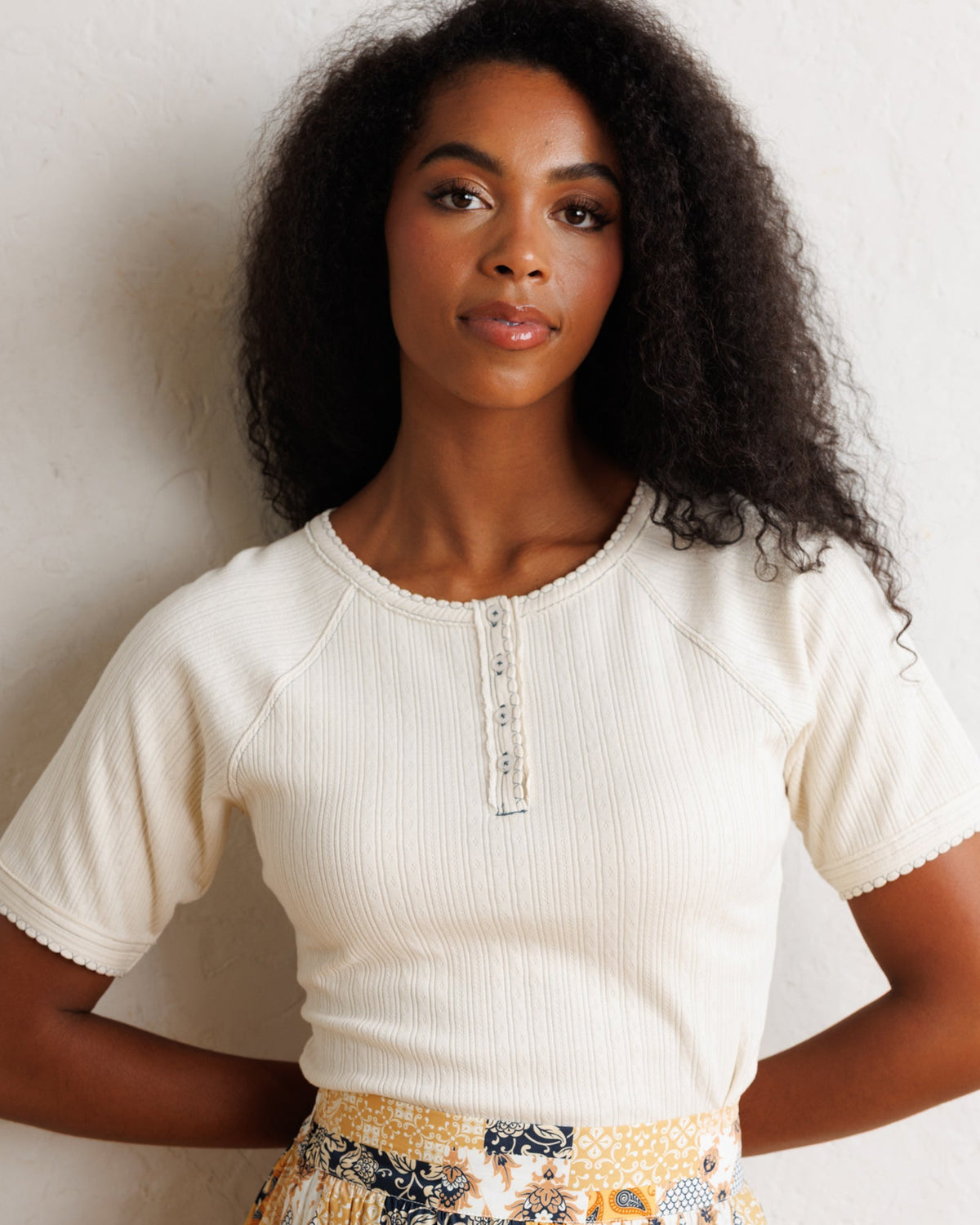 Pointelle Pretty Top