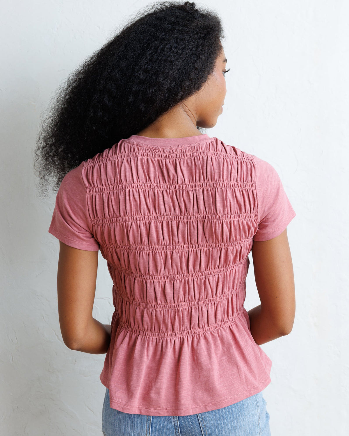 Smocked Tee