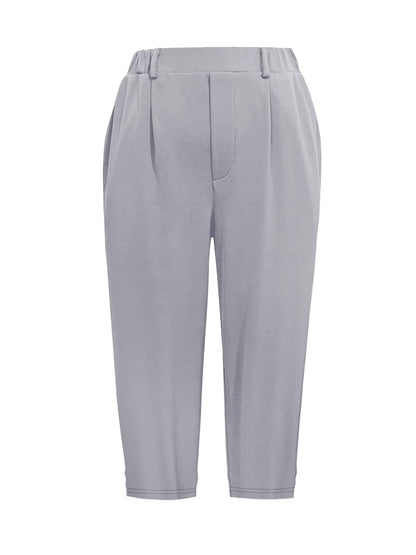 Pleated Detail Pants with Pockets - Tigbul's Variety Fashion Shop