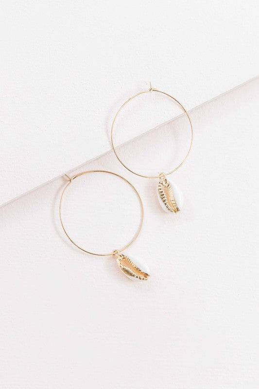 By the Shore Hoop Earrings - 14K - Tigbuls Variety Fashion