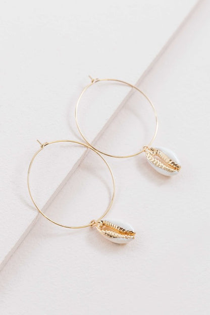 By the Shore Hoop Earrings - 14K - Tigbuls Variety Fashion