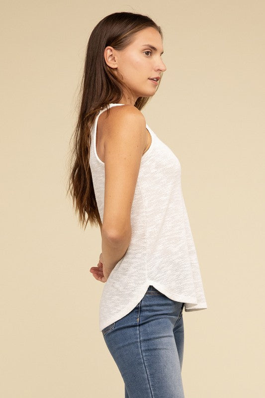 V Neck Sleeveless Cami Top - Tigbul's Variety Fashion Shop