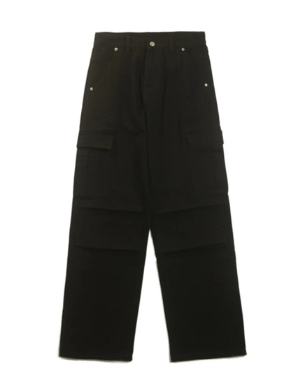 Men's Full Size Wide Leg Cargo Jeans Plus Size - Tigbul's Variety Fashion Shop