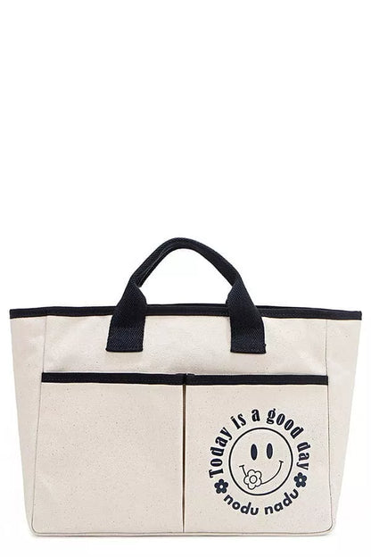 Nicole Lee USA Canvas Tote Bag - Tigbul's Variety Fashion Shop
