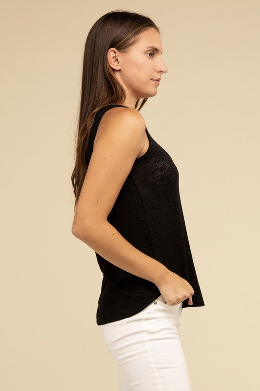 V Neck Sleeveless Cami Top - Tigbul's Variety Fashion Shop