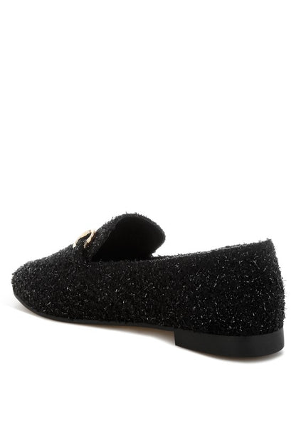 Danbury Horsebit Detail Shiny Loafers - Tigbul's Variety Fashion Shop