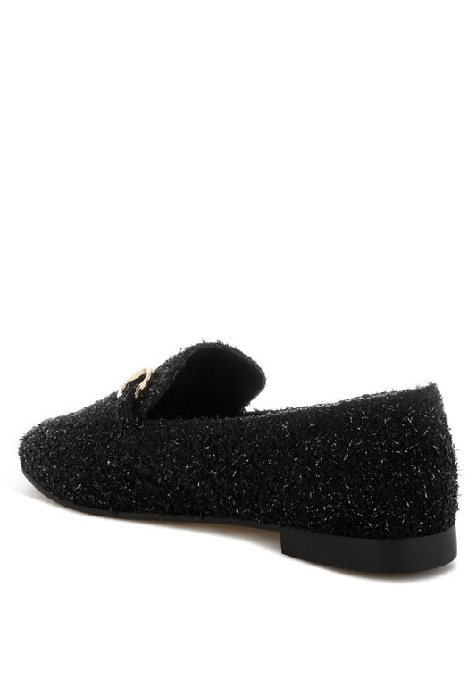 Danbury Horsebit Detail Shiny Loafers - Tigbul's Variety Fashion Shop