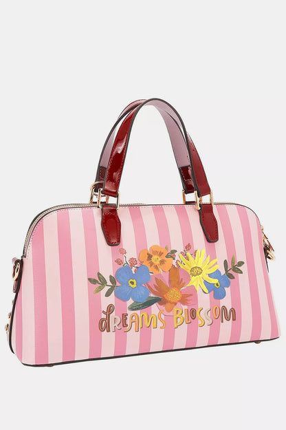 Nicole Lee USA Dreams Blossom Nicole Lee Dome Handbag - Tigbul's Variety Fashion Shop