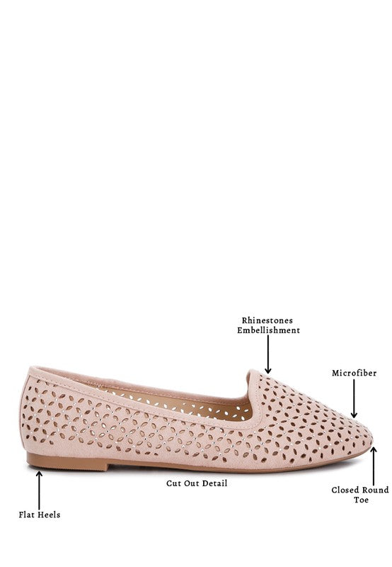 Gordon Perforated Ballerinas - Tigbuls Variety Fashion