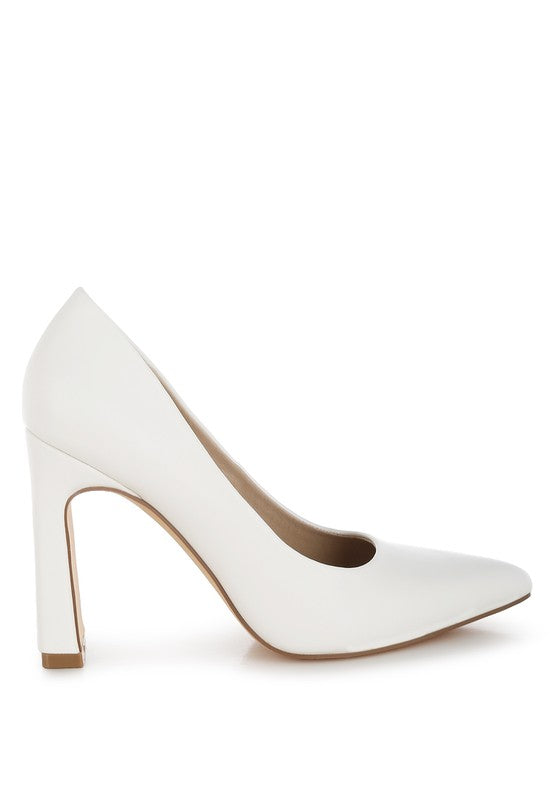 Shacarri Faux Leather Pumps - Tigbul's Variety Fashion Shop