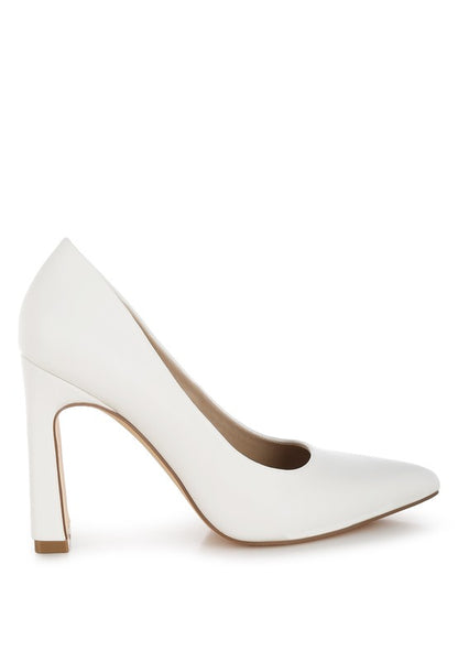 Shacarri Faux Leather Pumps - Tigbul's Variety Fashion Shop