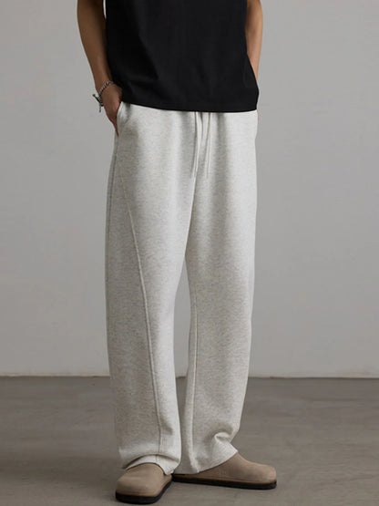 Men's Drawstring Wide Leg Pants - Tigbul's Variety Fashion Shop