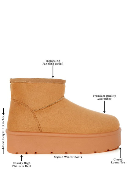 Derta Soft Microfiber Snow Boots - Tigbul's Variety Fashion Shop